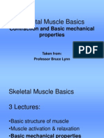 Skeletal Muscle Basics: Force, Power, and Contraction