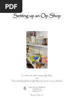 Setting Up an Op Shop Revised October2010