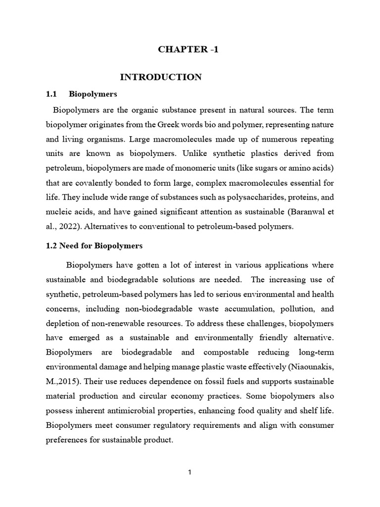 Karthee Final Thesis | PDF | Biopolymer | Starch