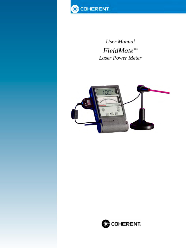 fieldmate-user-manual | PDF | Calibration | Wavelength