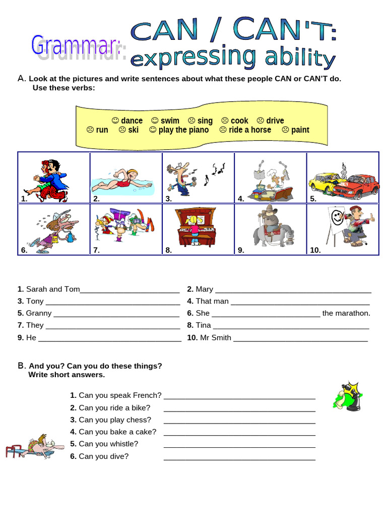 Can Cannot | PDF