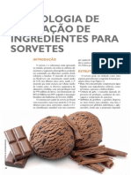 Aplicação Ingredientes Sorvetes