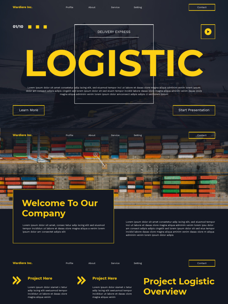 Yellow Black Modern Logistic Presentation_20260409_213231_0000 | PDF
