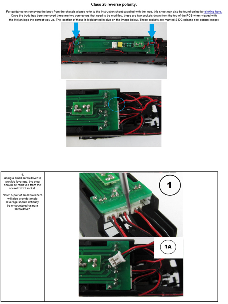 Class 28 Reverse Polarity Guidelines | PDF