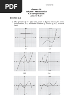 Class 10 Maths Polynomials Ex 2.2 Solutions | PDF | Quadratic Equation ...
