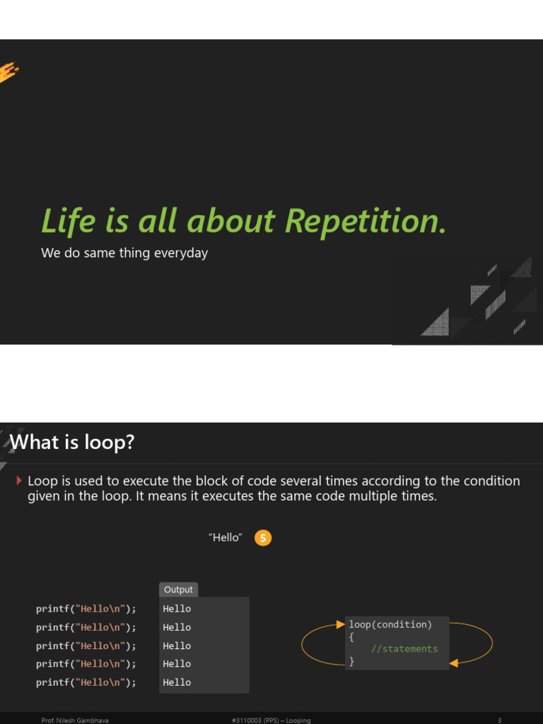 3-Looping | PDF | Control Flow | Computing