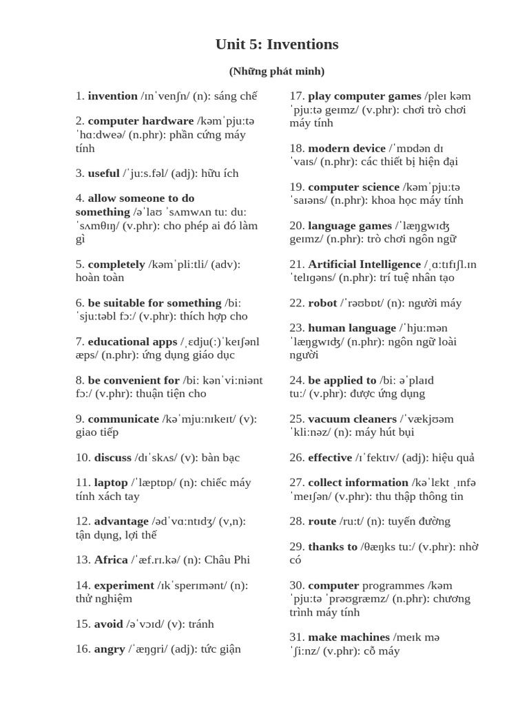 Unit 5 | PDF