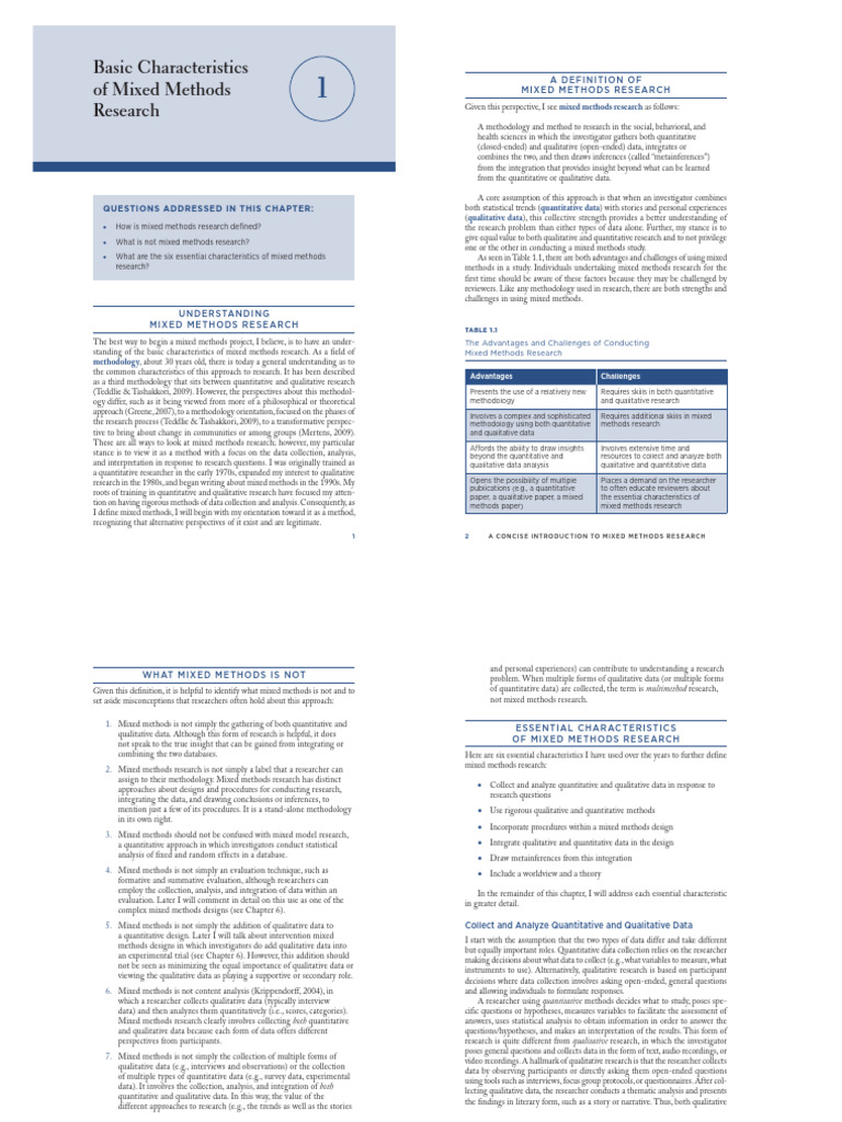 Research Methods in Psychology UNIT 4 | PDF | Qualitative Research ...
