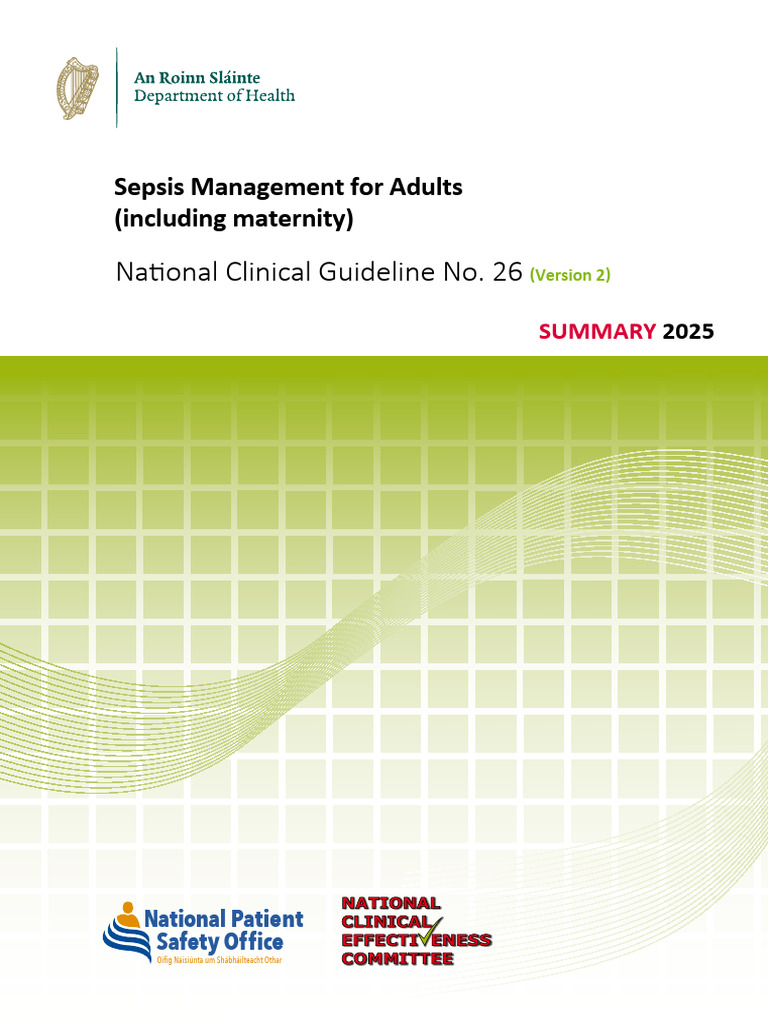 Sepsis Management for Adults | PDF | Sepsis | Shock (Circulatory)