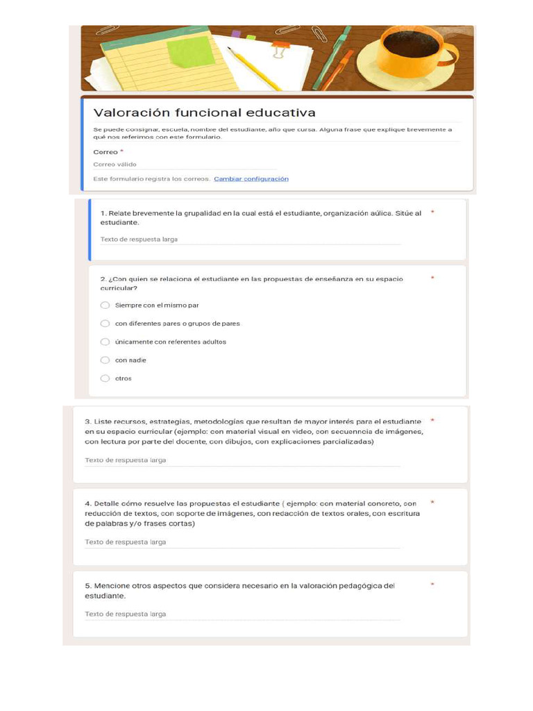 Ejemplo de Formulario | PDF