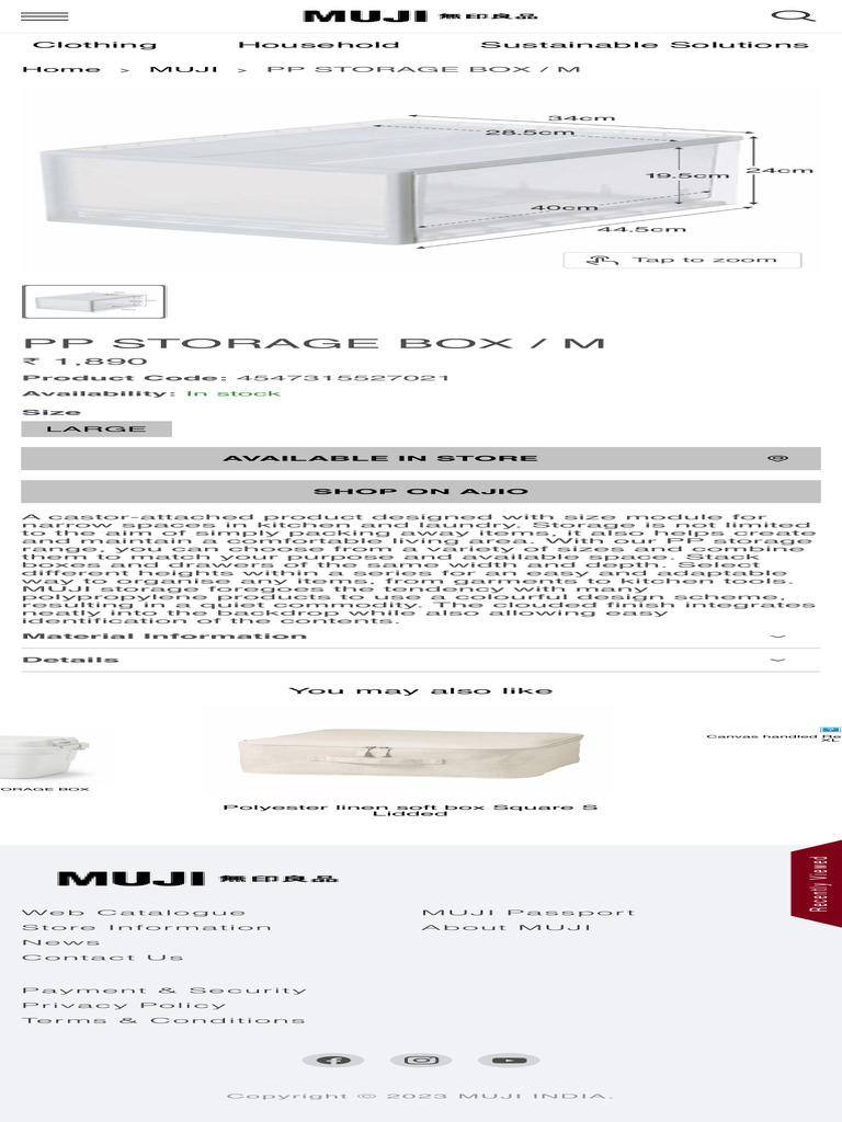 Pp Storage Box m | PDF