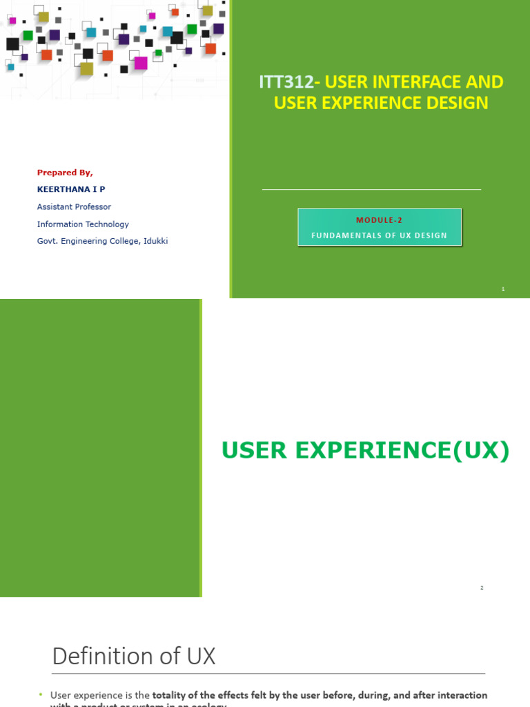 S6 IT UIUX Mod 2 | PDF | User Experience | Agile Software Development