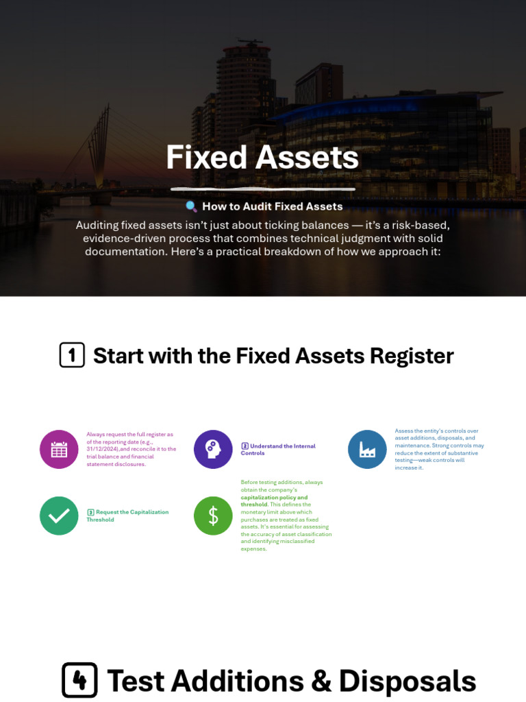Auditing Fixed Assets | PDF | Fixed Asset | Depreciation