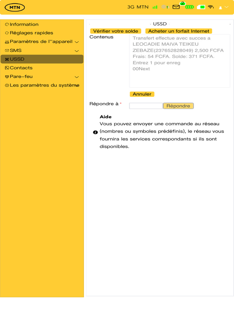 http192 168 1 1index html#USSD | PDF