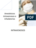 Anestésicos Intravenosos e Inhalatorios