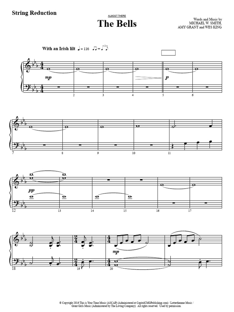 02 27 The Bells - String Reduction | PDF