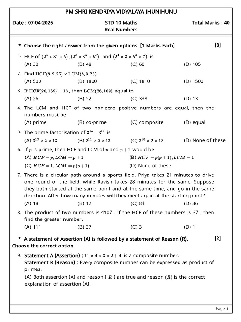 Real Numbers | PDF | Numbers | Real Number
