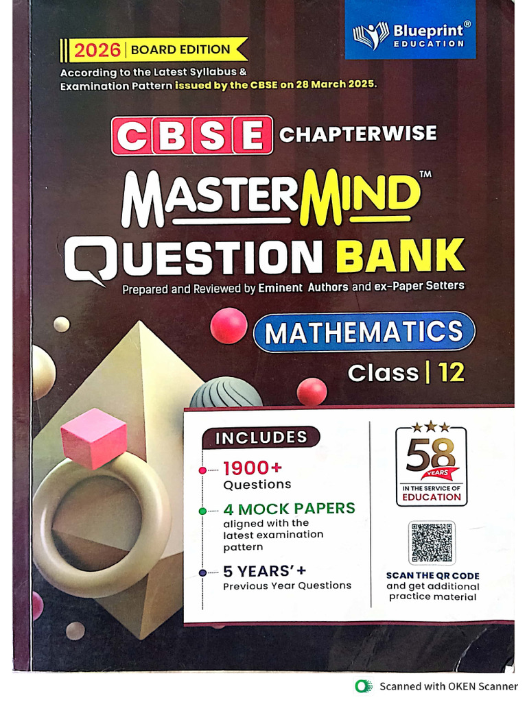 Mastermind Mathematics Class 12th | PDF