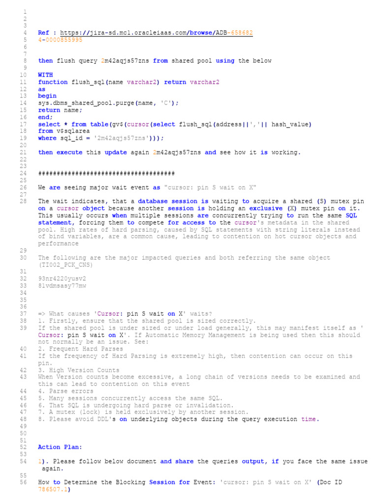 4. Cursor Waits | PDF | Information Retrieval | Sql