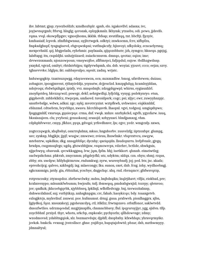 Gibberish Doc Extra 2 | PDF