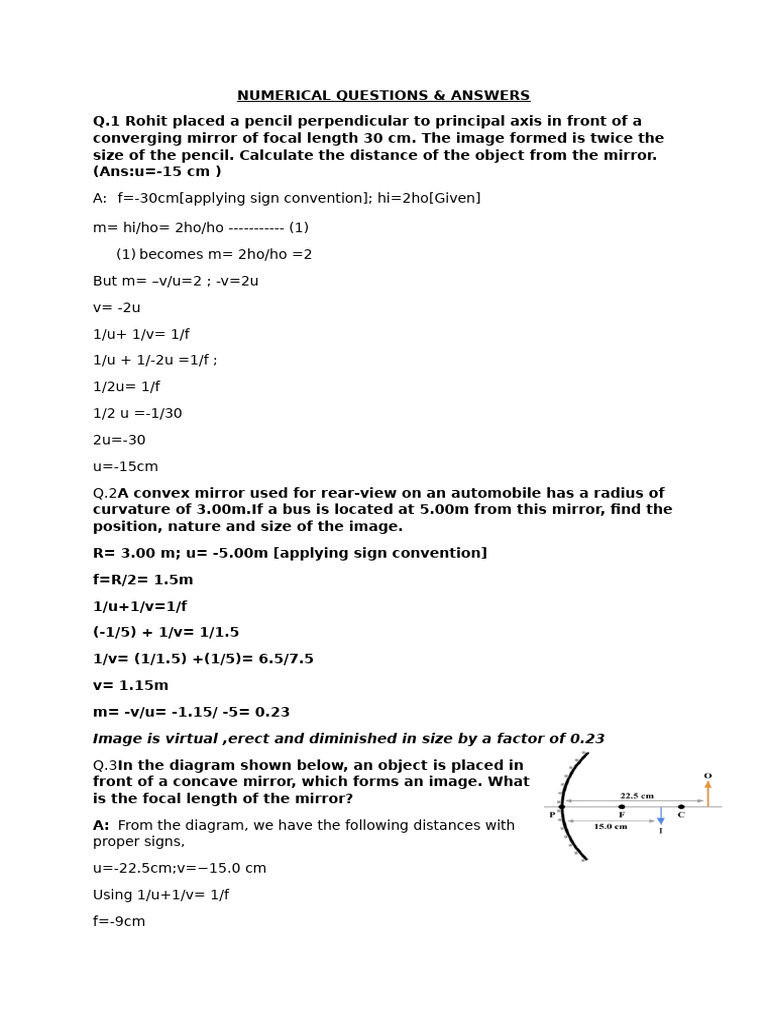 Numerical With Solution | PDF | Glass Engineering And Science ...