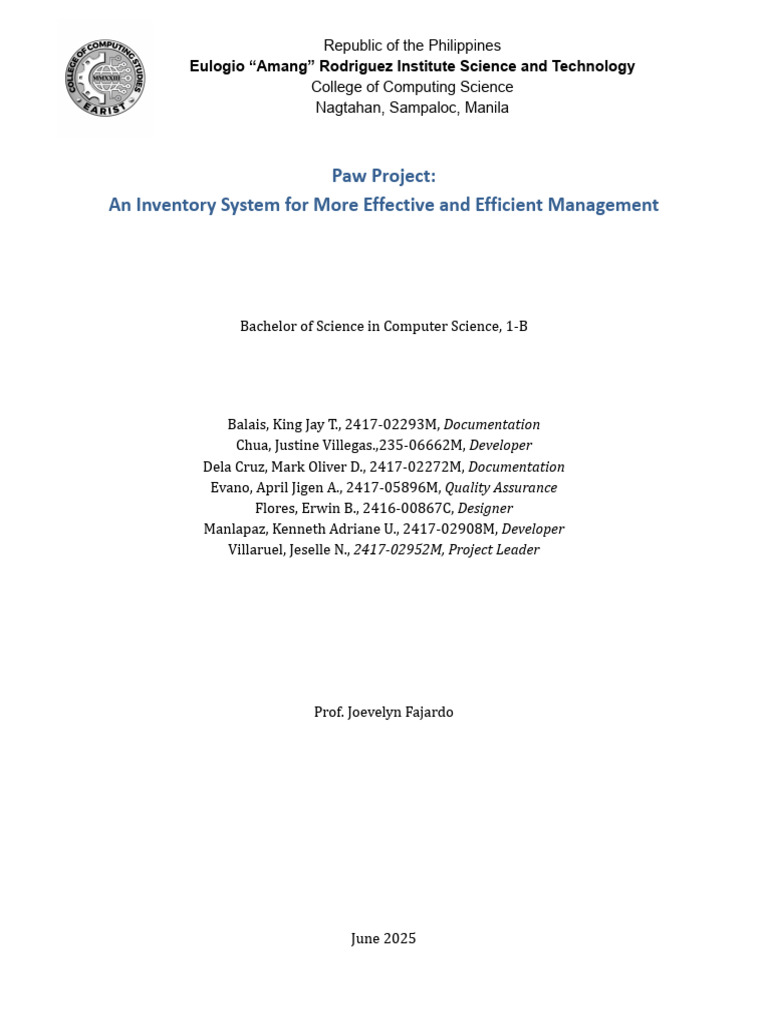 Database Project Documentation Group 6 | PDF | Databases | Data ...