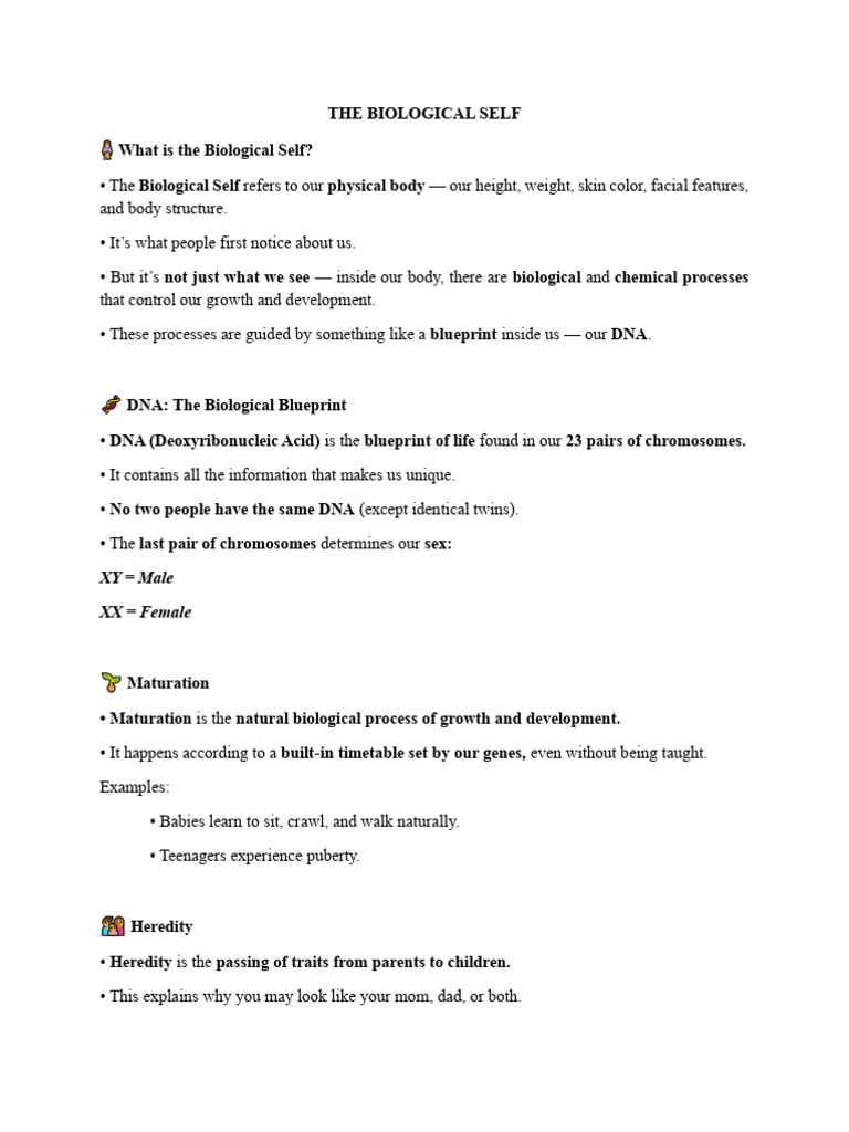 Group 1 the Biological Self | PDF | Dominance (Genetics) | Genotype