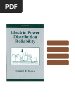 Download Electric Power Distribution Reliability 1st Edition