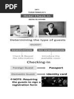 Hotel Check-In and Check-Out Guide | PDF