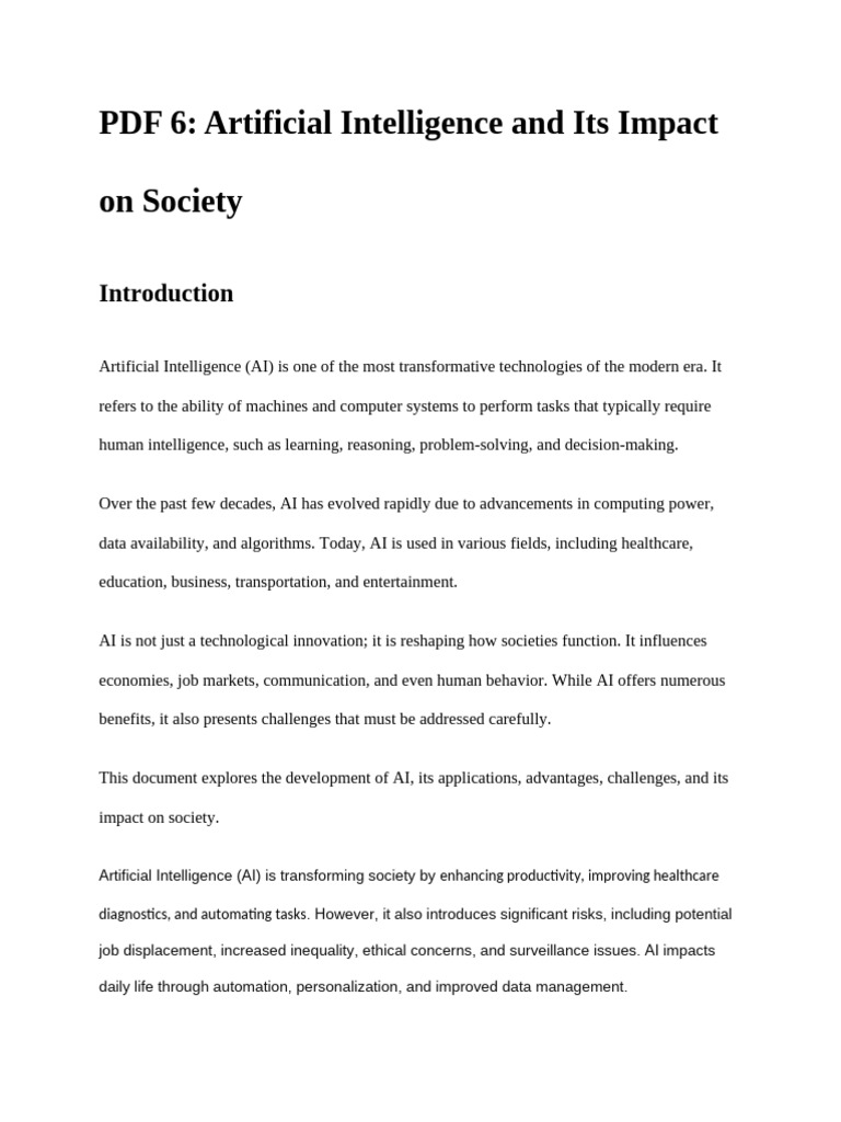Artificial Intelligence | PDF | Artificial Intelligence | Intelligence ...