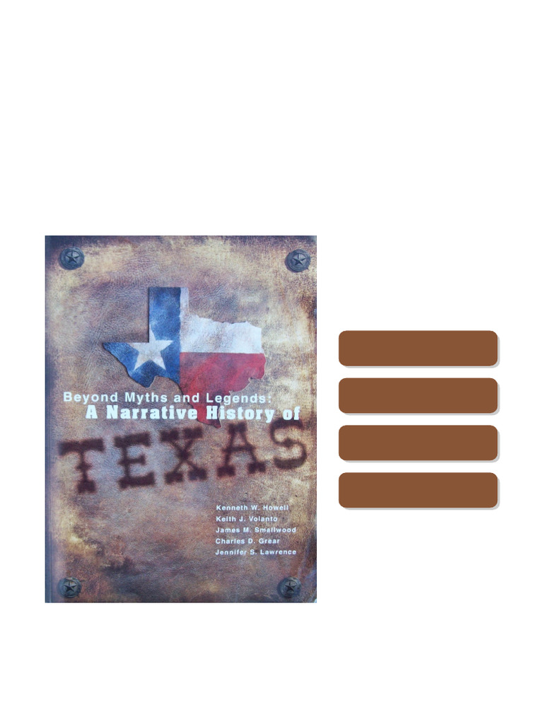 Download Beyond Myths and Legends A Narrative History of Texas 2nd Edition by Kenneth Wayne ...