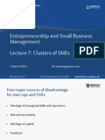 Clusters of SMEs