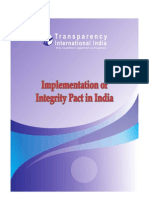 Important-Implementation of Integrity Pact in India