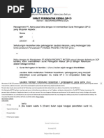 Contoh Surat Peringatan Kedua (SP2) | PDF