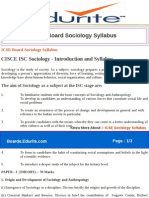 ICSE Board Sociology Syllabus