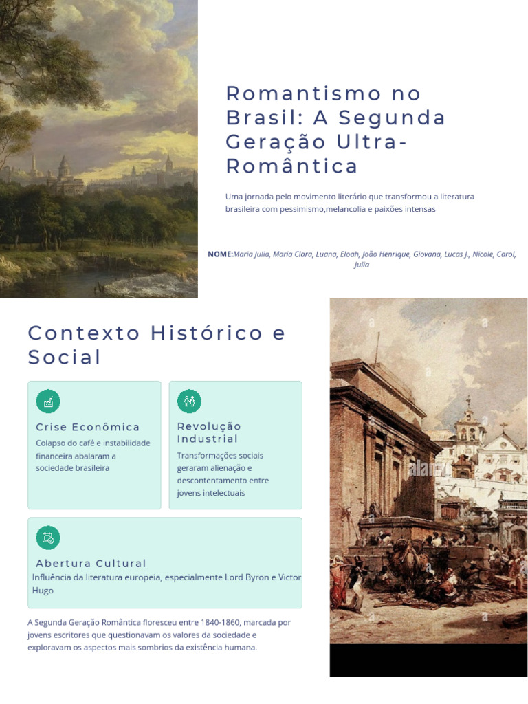 Romantismo No Brasil a Segunda Geracao Ultra Romantica.pdf 20260319 ...
