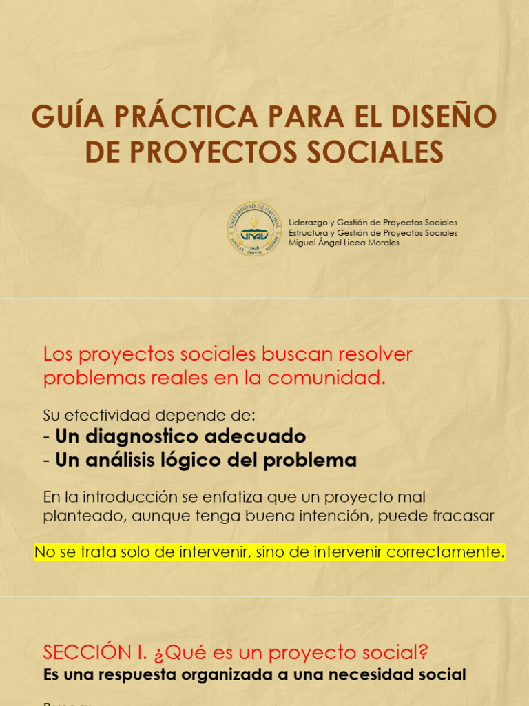 RL1 Diseño de Proyectos Sociales | PDF