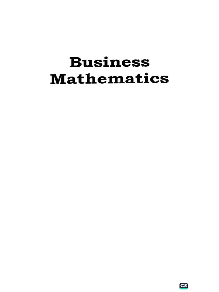 Module Gross Margin BusMath | PDF