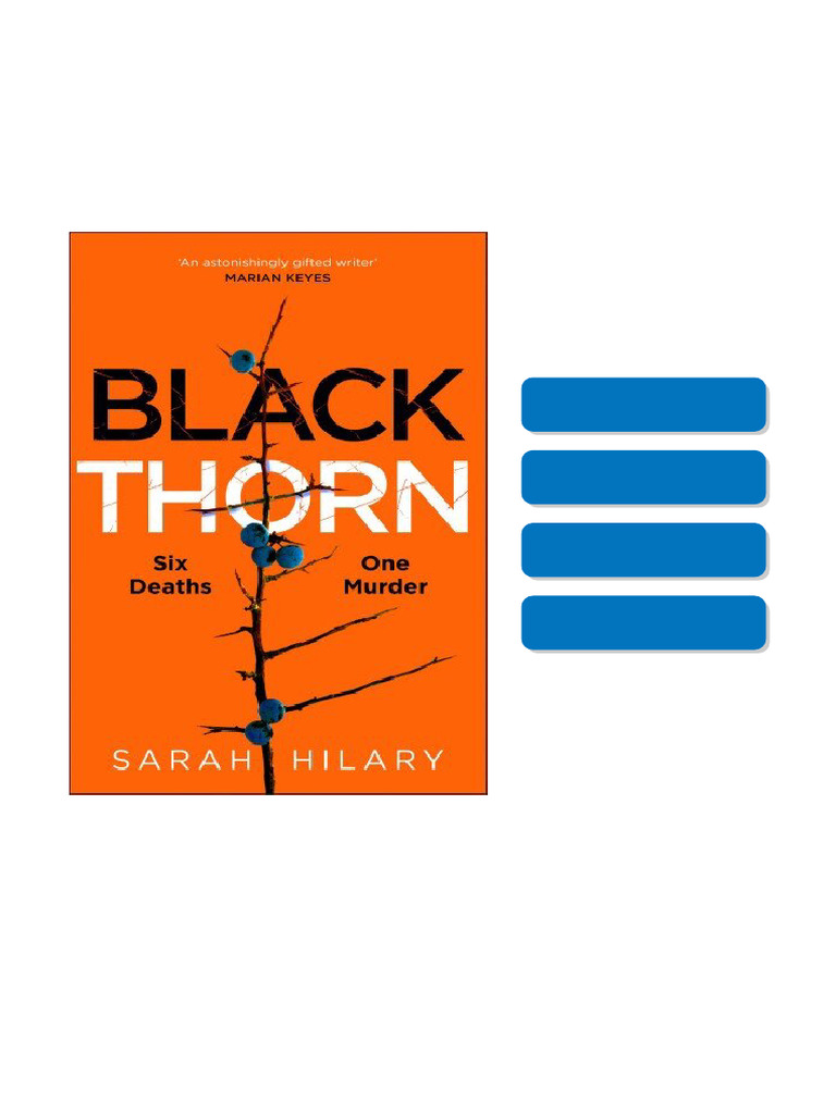 Black Thorn Sarah Hilary Direct Link | PDF