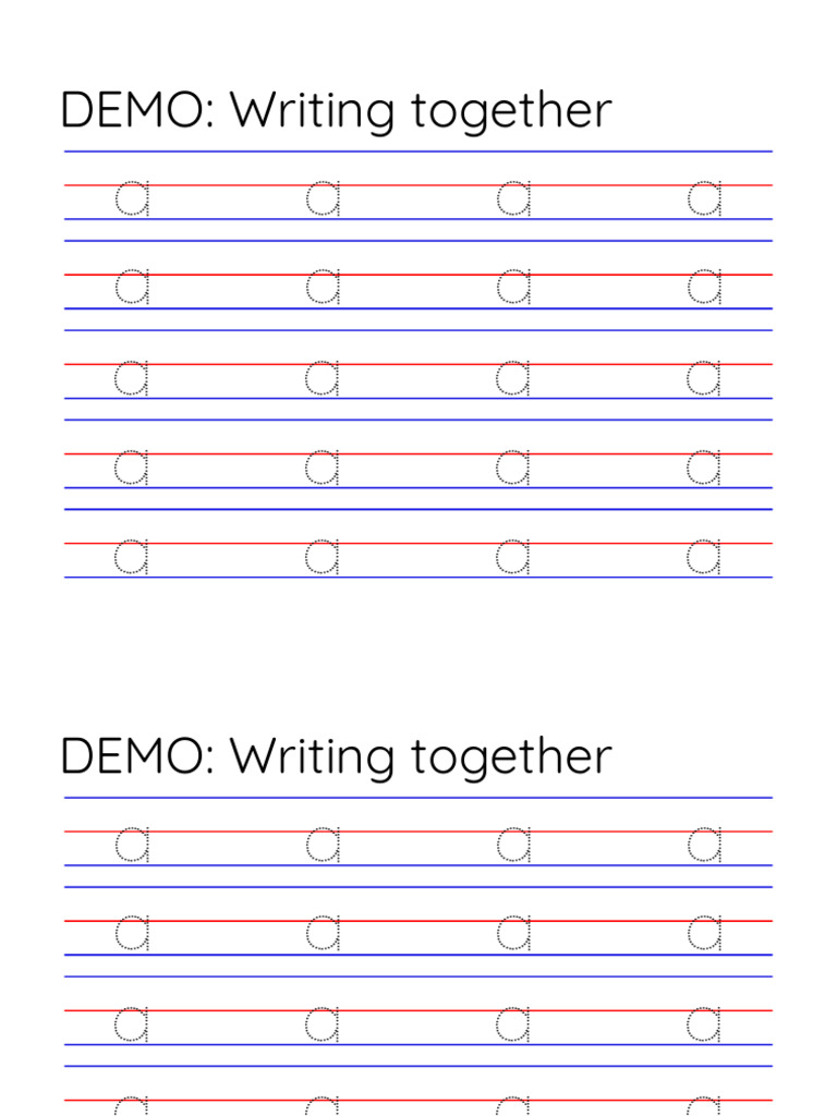 Letter Tracing Small Letters | PDF