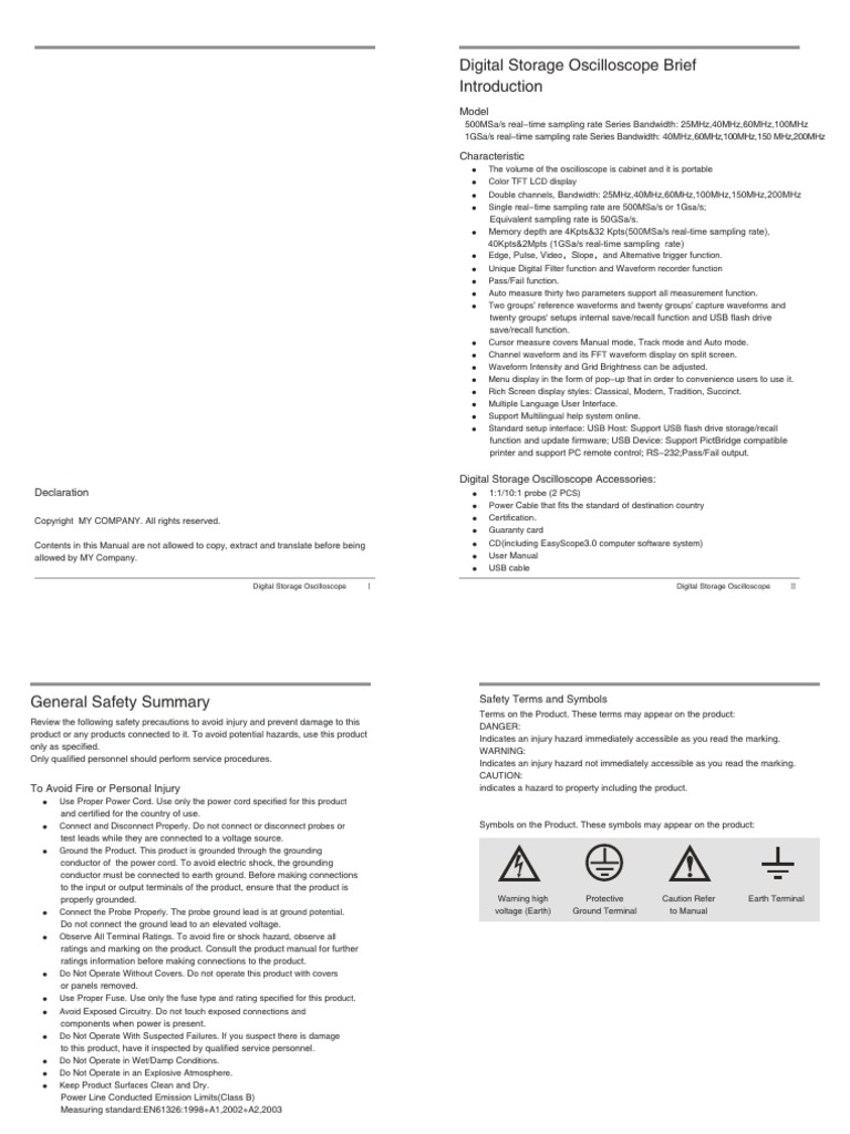 ADS1000 V1.5eng - User Manual | PDF | Electrical Engineering ...
