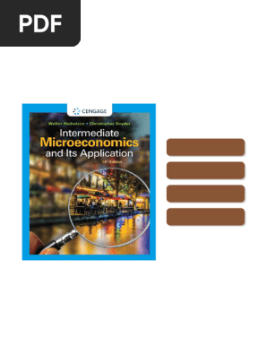 Intermediate Microeconomics and Its Application 13e 13th Edition