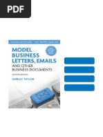 Model Business Letters, Emails and Other Business Documents