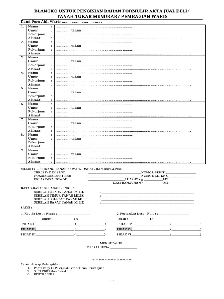 Warkah Aphb 2025 | PDF