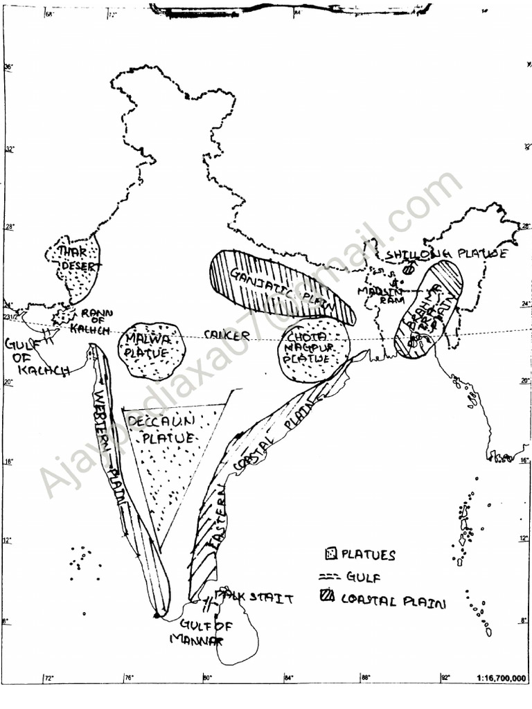 10 Social Science - India Maps EM | PDF