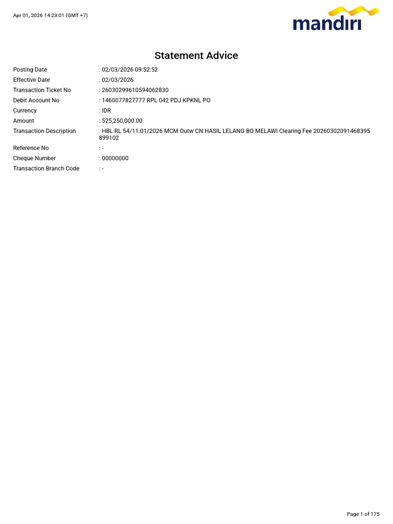Account Statement (59) | PDF | Cheque | Debit Card