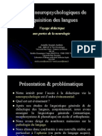Acquisition Des Langues JacquetAndrieu 6juillet2012
