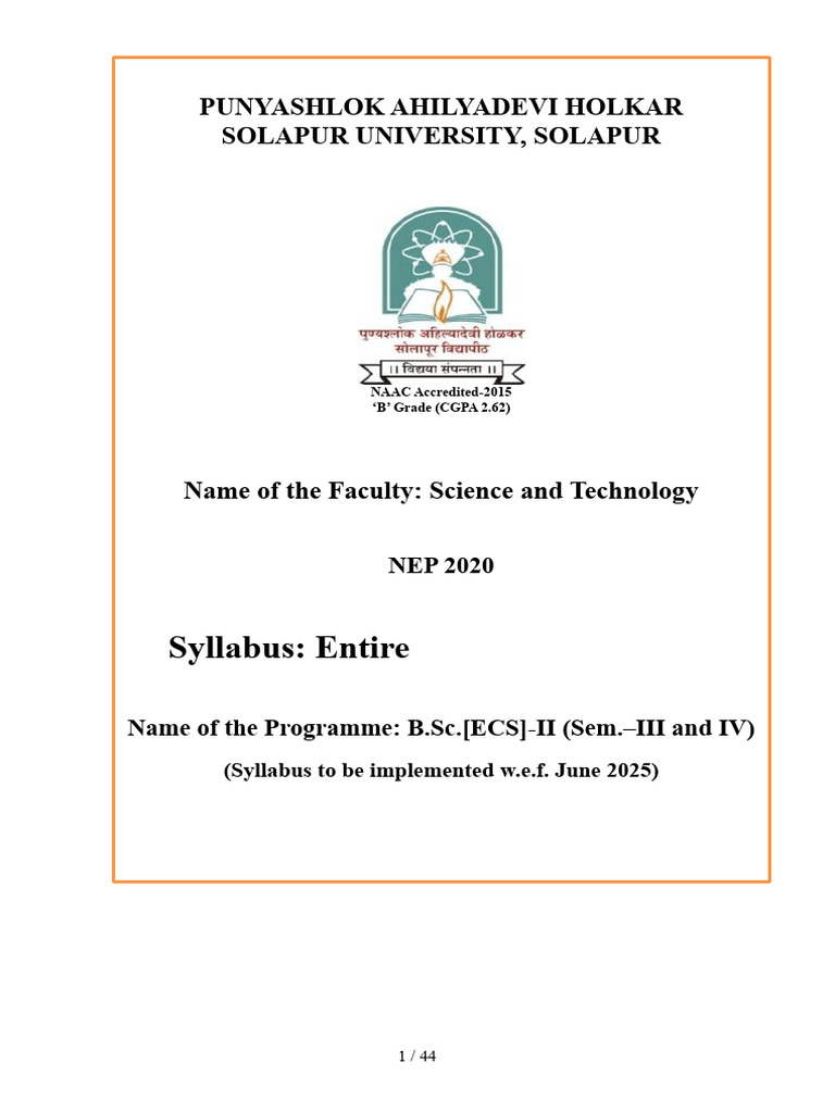 1 B-SC Part II (ECS) 17062025 | PDF | Databases | Queue (Abstract Data ...