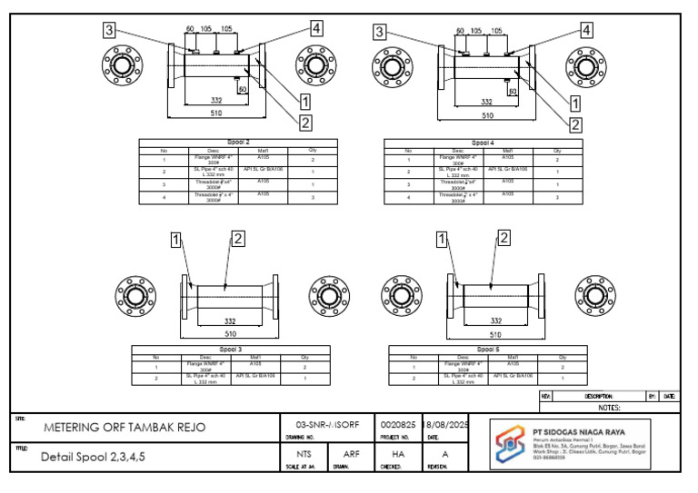 Detail Spool 2,3,4,5 | PDF