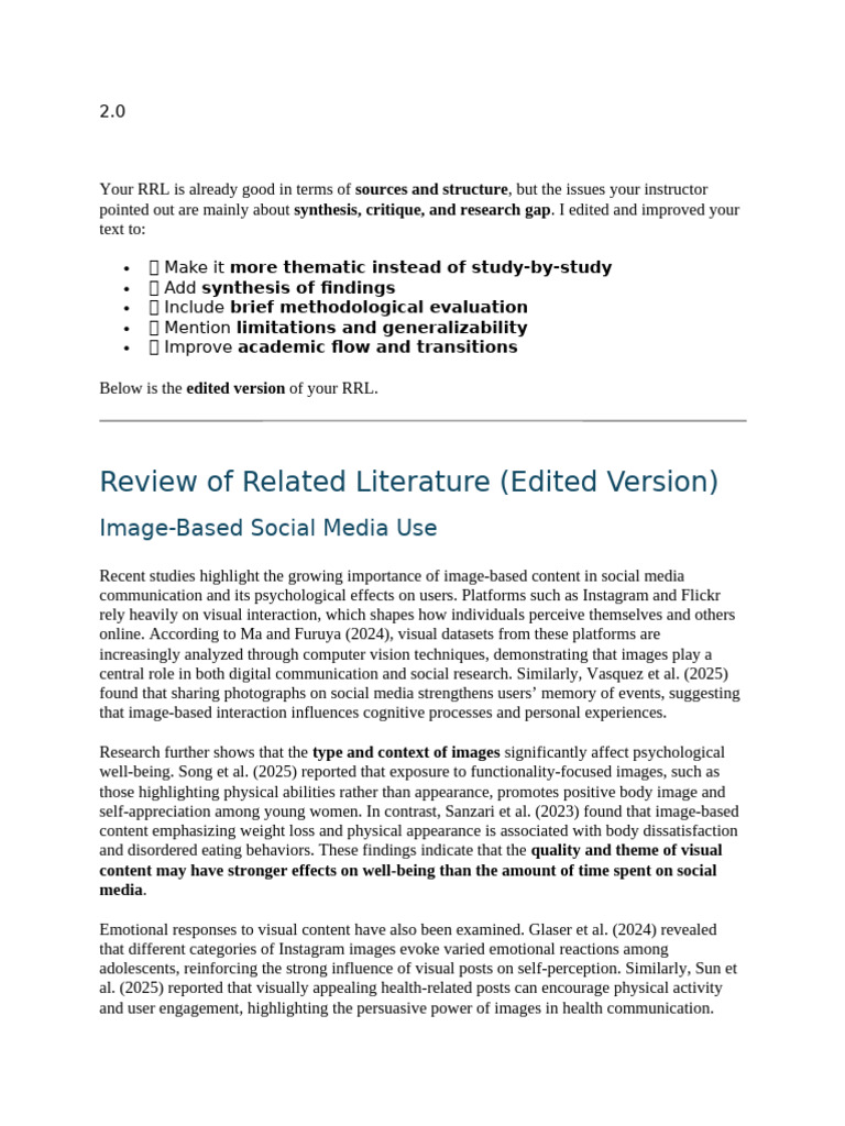 RRL Edit ² 2.0 | PDF | Aggression | Impulsivity